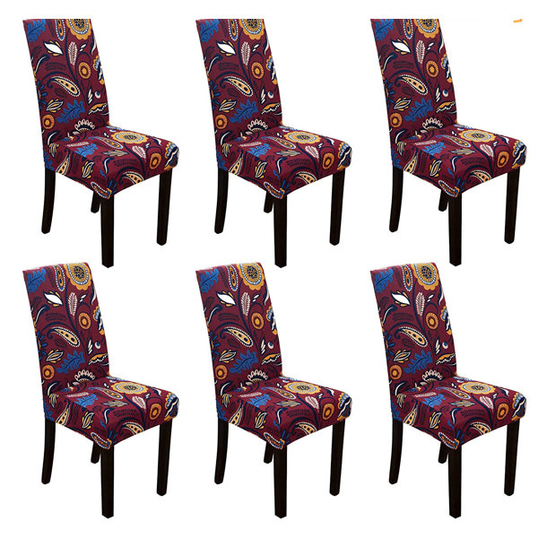 Bungalow Rose Box Cushion Dining Chair Slipcover Wayfair